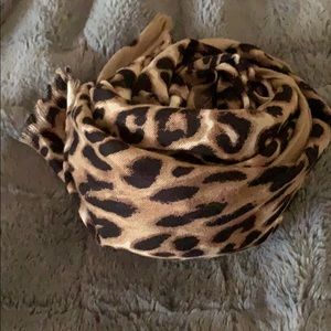 WHBM Leopard Scarf